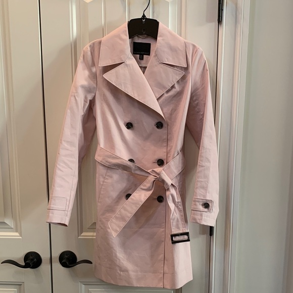 Banana Republic Blush Double-Breasted Trench Coat - Picture 11 of 11